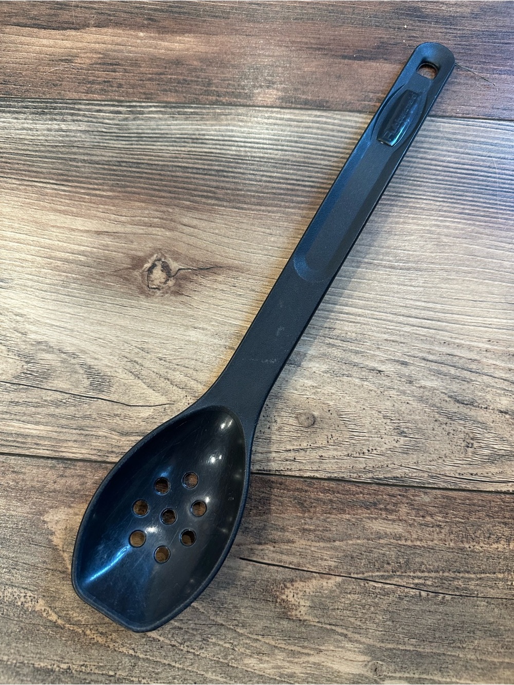 Rubbermaid Black Slotted Cooking Spoon